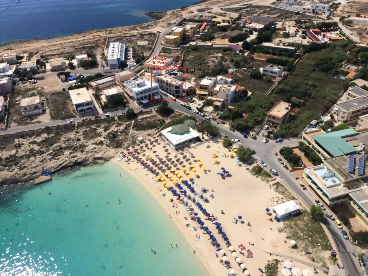 Hotel Il Faro Della Guitgia Tommasino Лампедуза